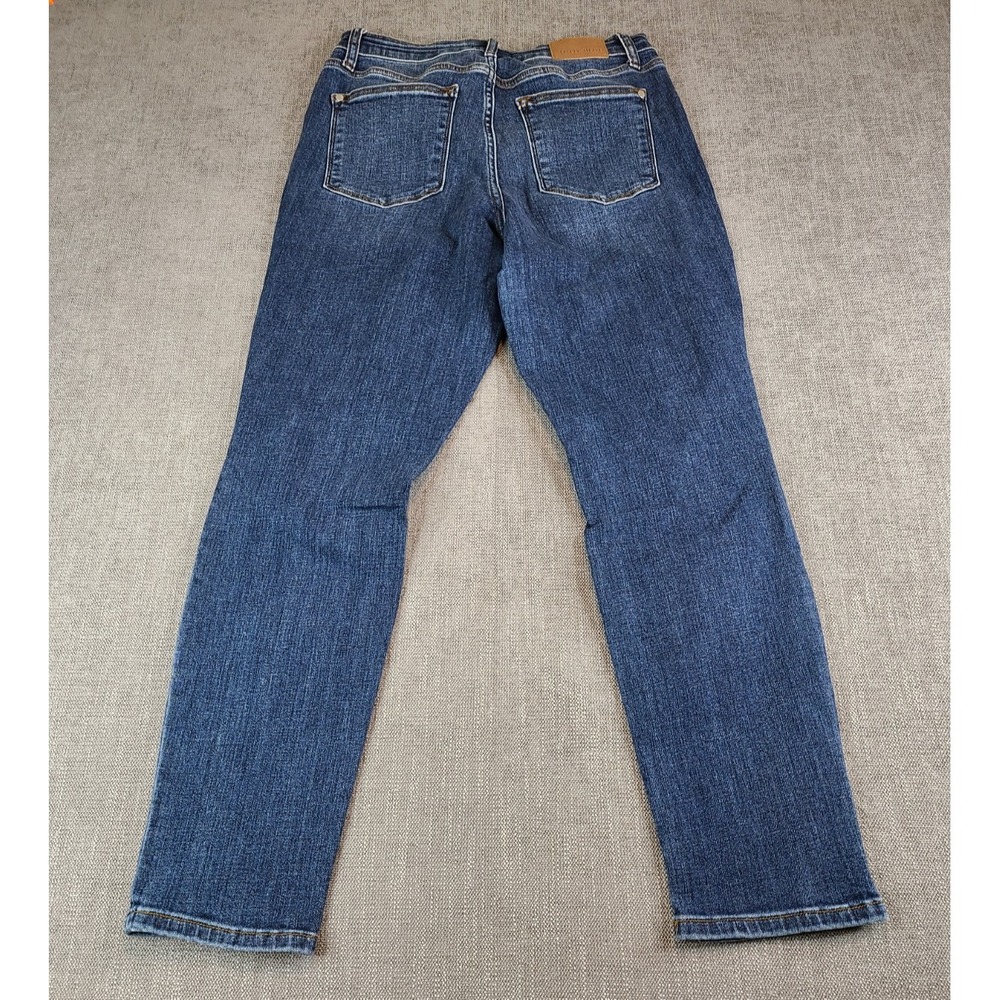 Judy Blue Jeans Womens 11/30 Slim Fit Mid Rise Distressed Denim Stretch Pants - Picture 3 of 8